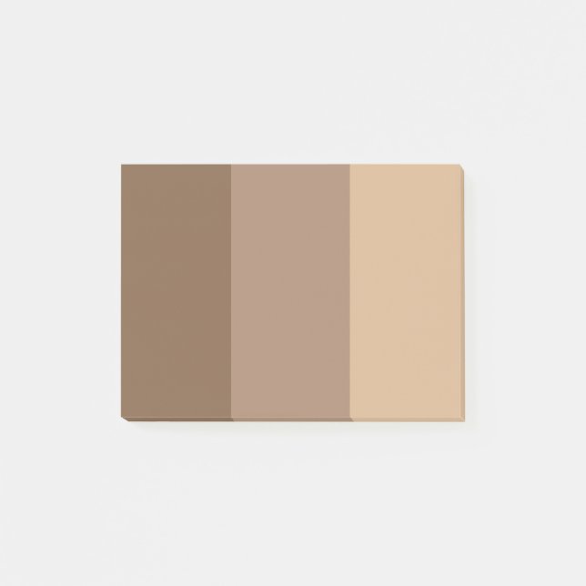 Braun Post-it Klebezettel (Vorderseite)