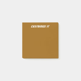 Braun Post-it Klebezettel