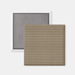 braun, rechteckig, holz, beige, grau, gold, Schrif Magnet
