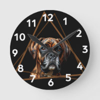 Braun-schwarzer Brindle-Boxer-Labrador-Hund