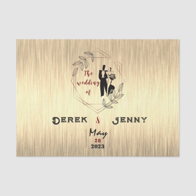 braun seidenpapier (Vorderseite)