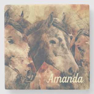 Braun Steinuntersetzer