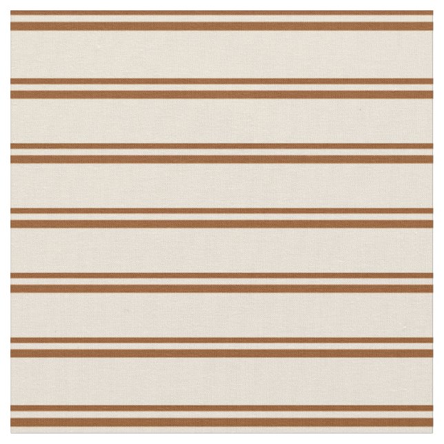 Braun- und Bisque-Muster Stoff (Nahaufnahme)