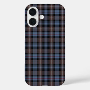 Braun und Blau Mackenzie Clan Reproduction Kariert iPhone 16 Hülle