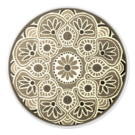 Braun und braun Keramik Keramikknauf