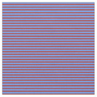 Braun- und Cornflower-Blaues Muster