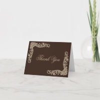 Braun- und cremefarbene barocke Vintage-Hochzeit