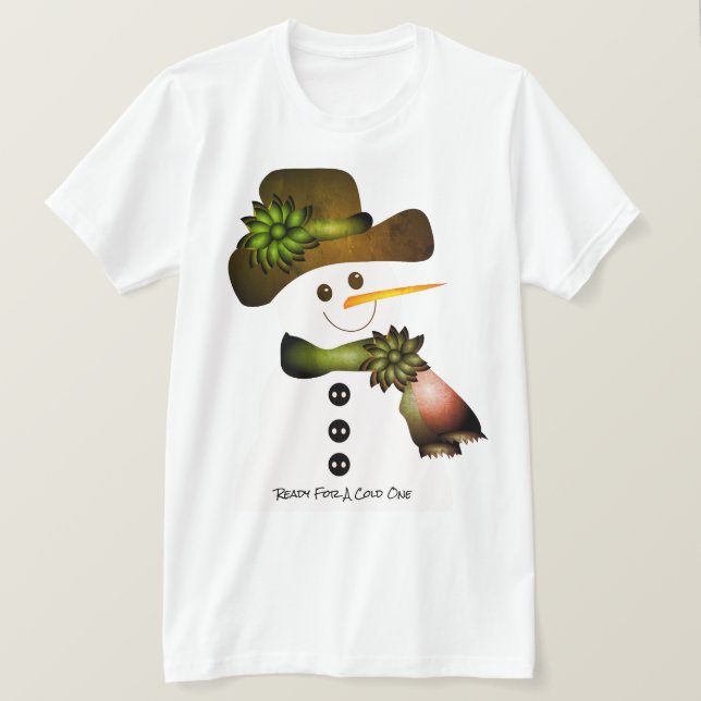 braun und grün T-Shirt (Design vorne)