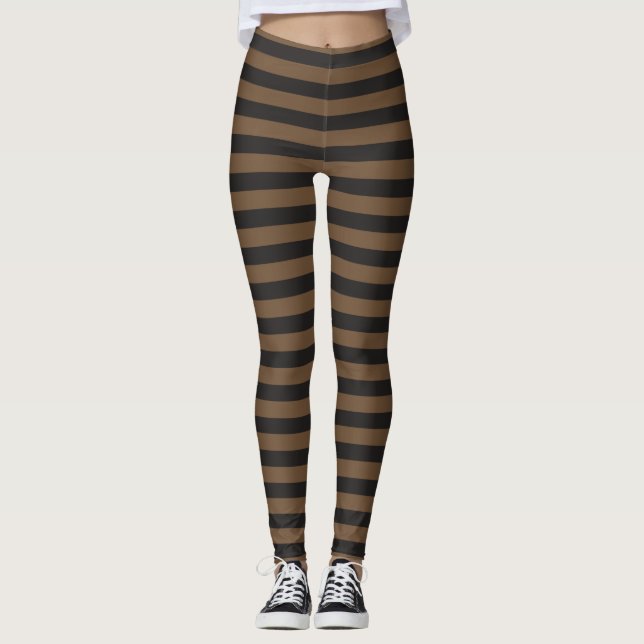 Braun und schwarz leggings (Vorderseite)