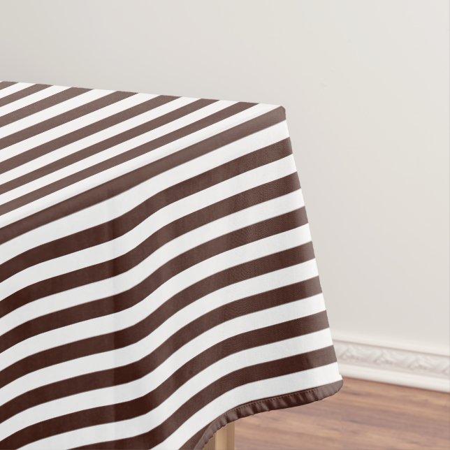 Braun und Weiß Tischdecke (Beispiel)