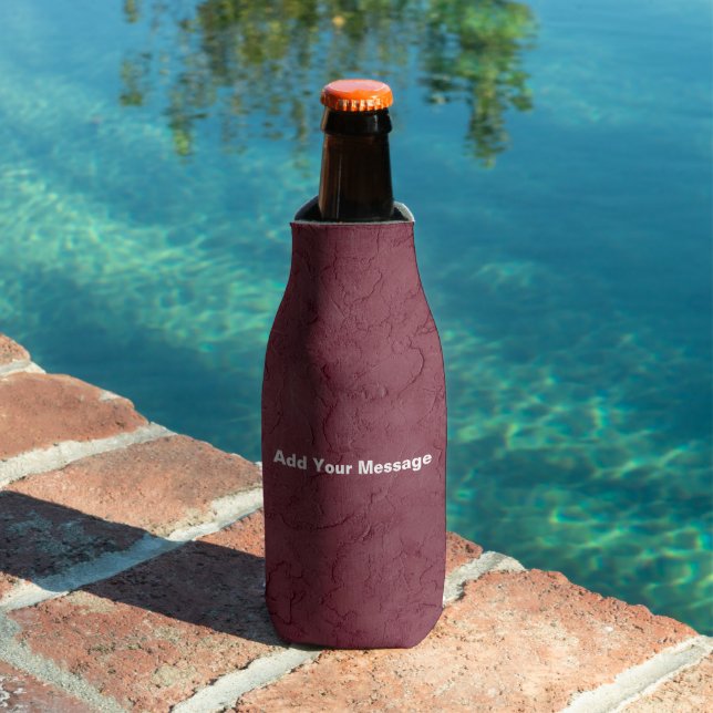 Braun-Wand Textur Flasche Cooler Flaschenkühler (In Situ Pool)