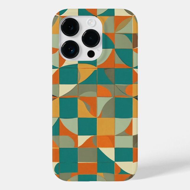 braun weiß und schwarz blau Case-Mate iPhone hülle (Rückseite)