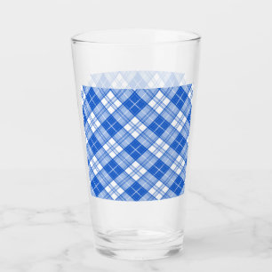 Braun-weißes Tartan-Muster yxm0uat9 Glas