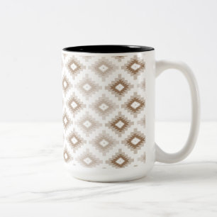 braun zweifarbige tasse