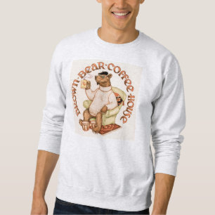 Braunbär-Café-Sweatshirt Sweatshirt