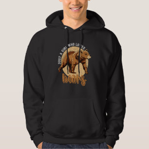 Braunbär Girls Forest Animal Wildlife Bear Hoodie