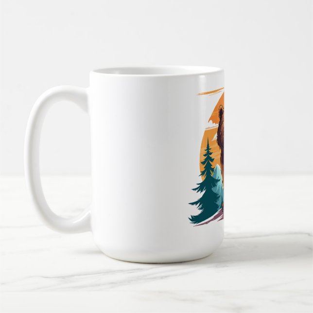 Braunbär Kaffeetasse (Links)