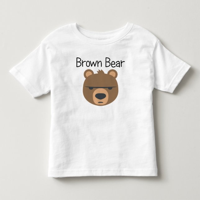 Braunbär Kleinkind T-shirt (Vorderseite)