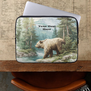 Braunbär Laptopschutzhülle