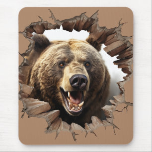 Braunbär Mousepad