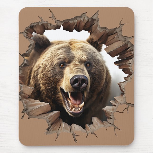 Braunbär Mousepad (Vorne)