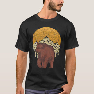 Braunbär Natur Tierpark Berge Wald Tr T-Shirt