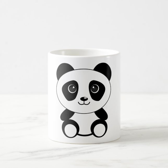 Braunbär-Panda-Panda-Tiere Tasse (Mittel)