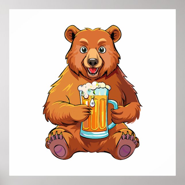 Braunbär Poster (Vorne)