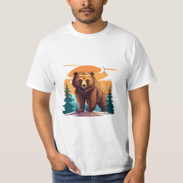 Braunbär T-Shirt (Vorderseite)