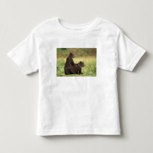 Braunbär, Ursus arctos, Grizzlybär, Ursus 2 Kleinkind T-shirt
