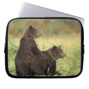 Braunbär, Ursus arctos, Grizzlybär, Ursus 2 Laptopschutzhülle