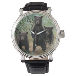 Braunbär, Ursus arctos, Grizzlybär, Ursus 7 2 Armbanduhr