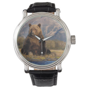 Braunbär, Ursus arctos, Grizzlybär, Ursus Armbanduhr