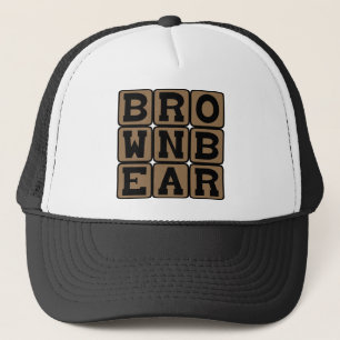 Braunbär, Ursus Arctos Truckerkappe