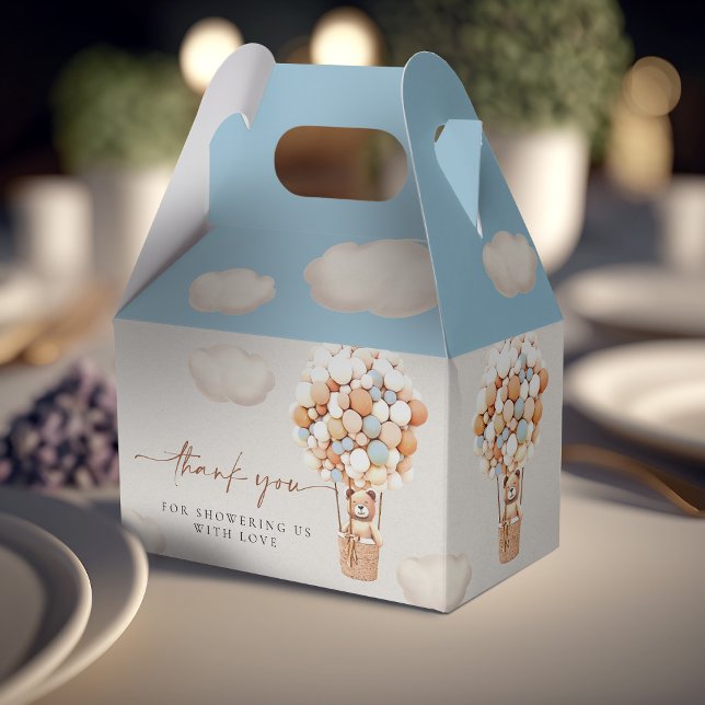 Braunbären-Balloons Gefälligkeitsbox Geschenkschachtel (Von Creator hochgeladen)