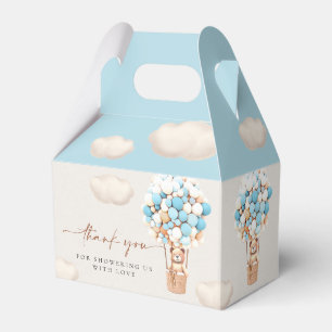 Braunbären-Balloons Gefälligkeitsbox Geschenkschachtel