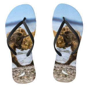 Braunbären Flip Flops