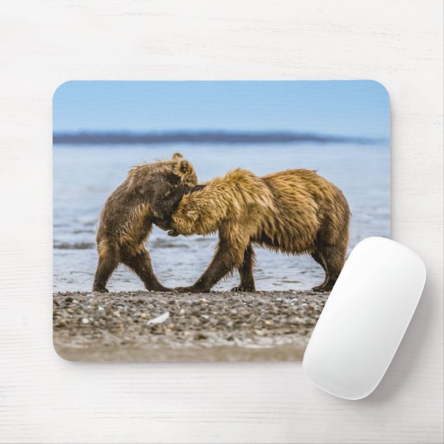 Braunbären Mousepad (Mit Mouse)