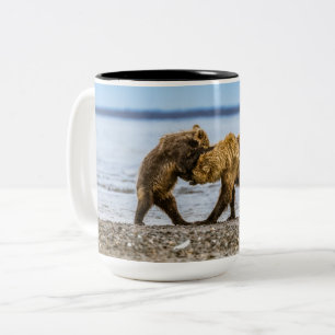 Braunbären Zweifarbige Tasse