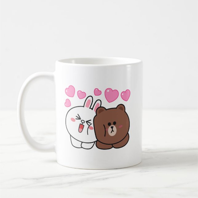 Braunbärenbarsche Kaffeetasse (Links)