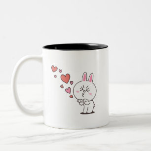 Braunbärenbarsche Liebe Zweifarbige Tasse