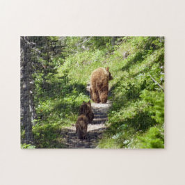 Braunbärenfamilie Puzzle