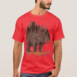 Braunbärenwald Blätter Herbstnatur B T-Shirt