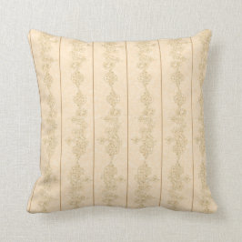 Braunbeige wirbeliger Vintager Kissen