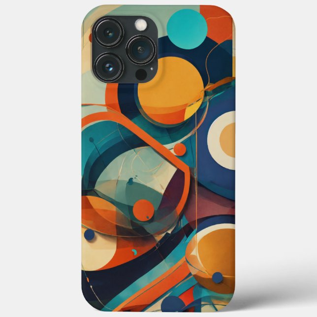 Braunblau Case-Mate iPhone Hülle (Rückseite)