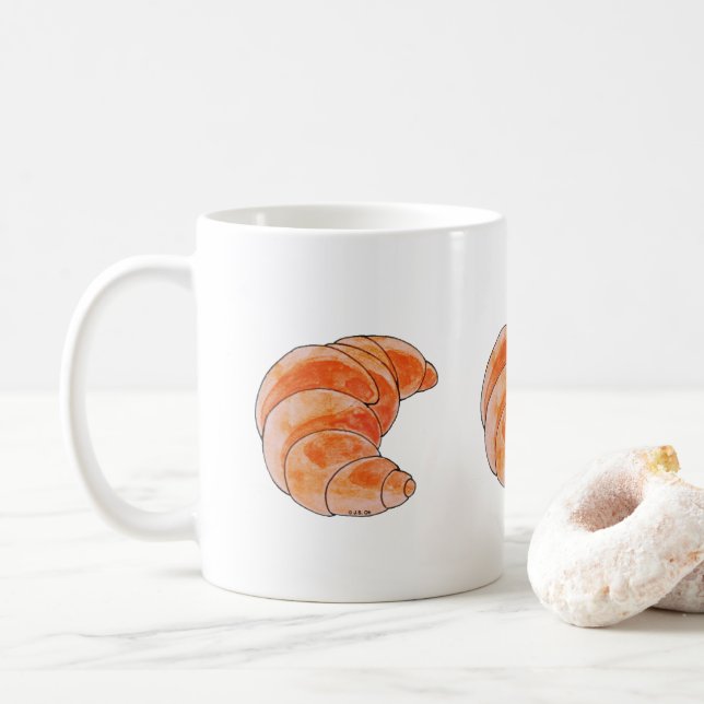 Braunbrot Kaffeetasse (Mit Donut)