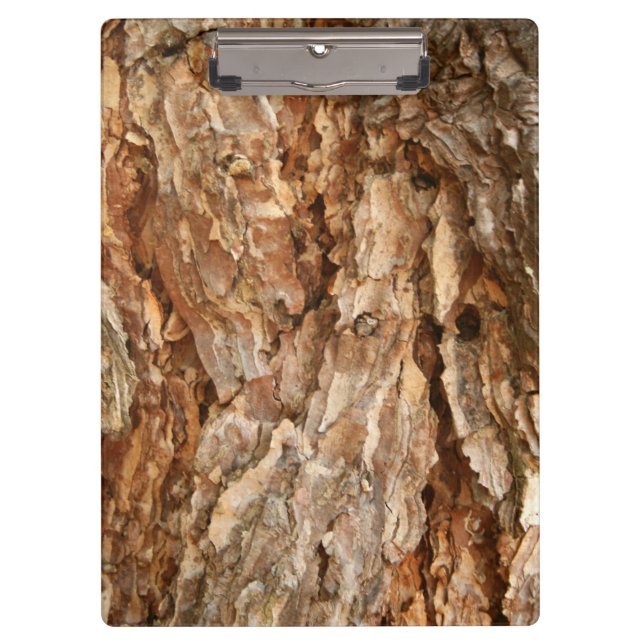 Braune Abstrakte Zwischenablage Klemmbrett (Vorderseite)
