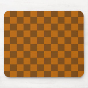 Braune Beige Markierter Block Print Mousepad
