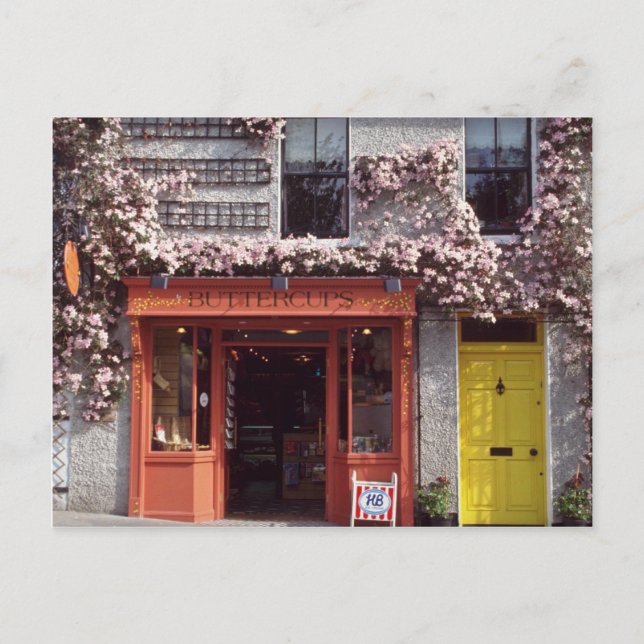 Braune Blume-Bäckerei Blume Postkarte (Vorderseite)