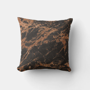 Braune/Bronze-Marmorkissen Kissen
